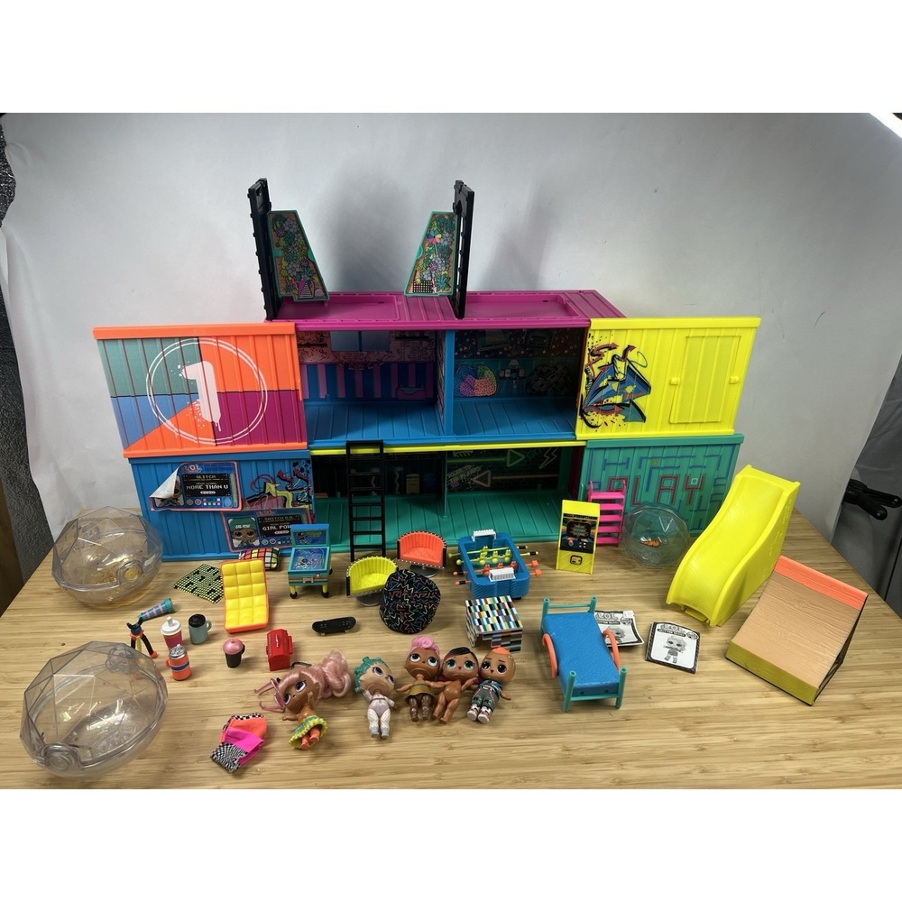 LOL Surprise Doll House Playset Huge Lot Dolls Furniture Accessories Sets